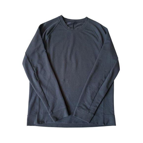 Lululemon City Sweat Crew Pullover size L Black Athletic - Picture 4 of 11